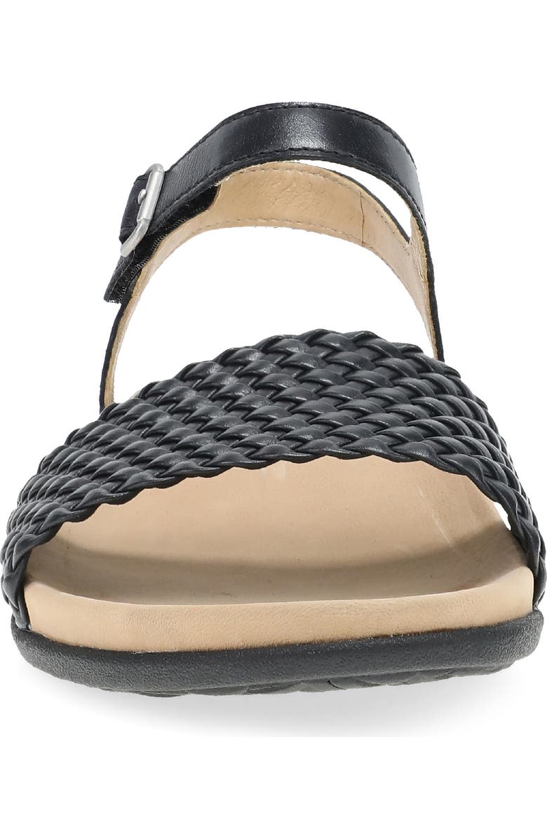 Dansko Jodie Ankle Strap Sandal, Alternate, color, Black