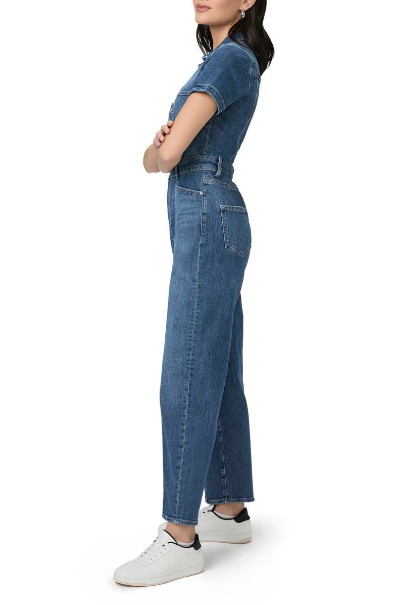 PAIGE Alexis Barrel Denim Jumpsuit, Alternate, color, 