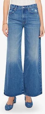 MOTHER The Ditcher Roller Wide Leg Jeans
