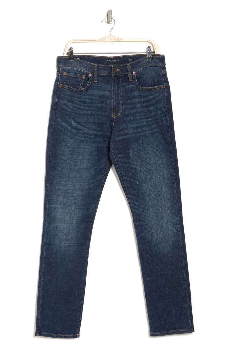 Lucky Brand 410 Athletic Straight Leg Jeans, Alternate, color, 