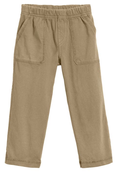 Boys Soft 100% Cotton 3-Pocket Jersey Pants