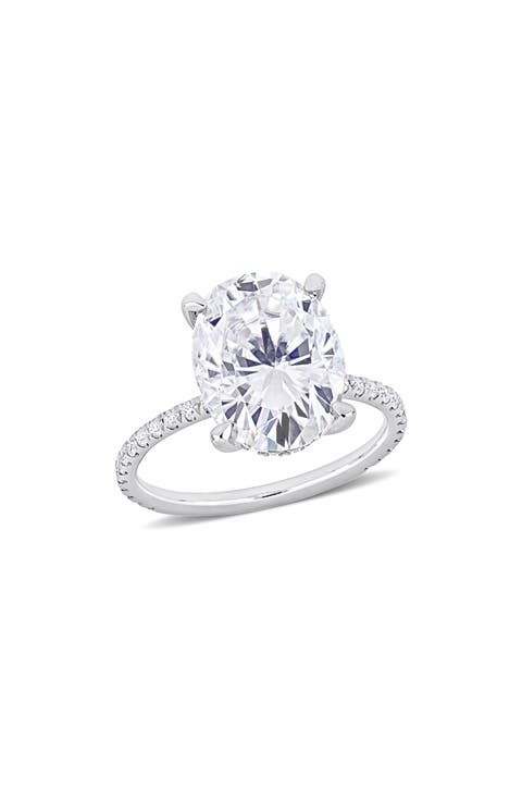 Lab Created Moissanite Ring