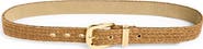 Steve Madden Faux Straw Woven Belt