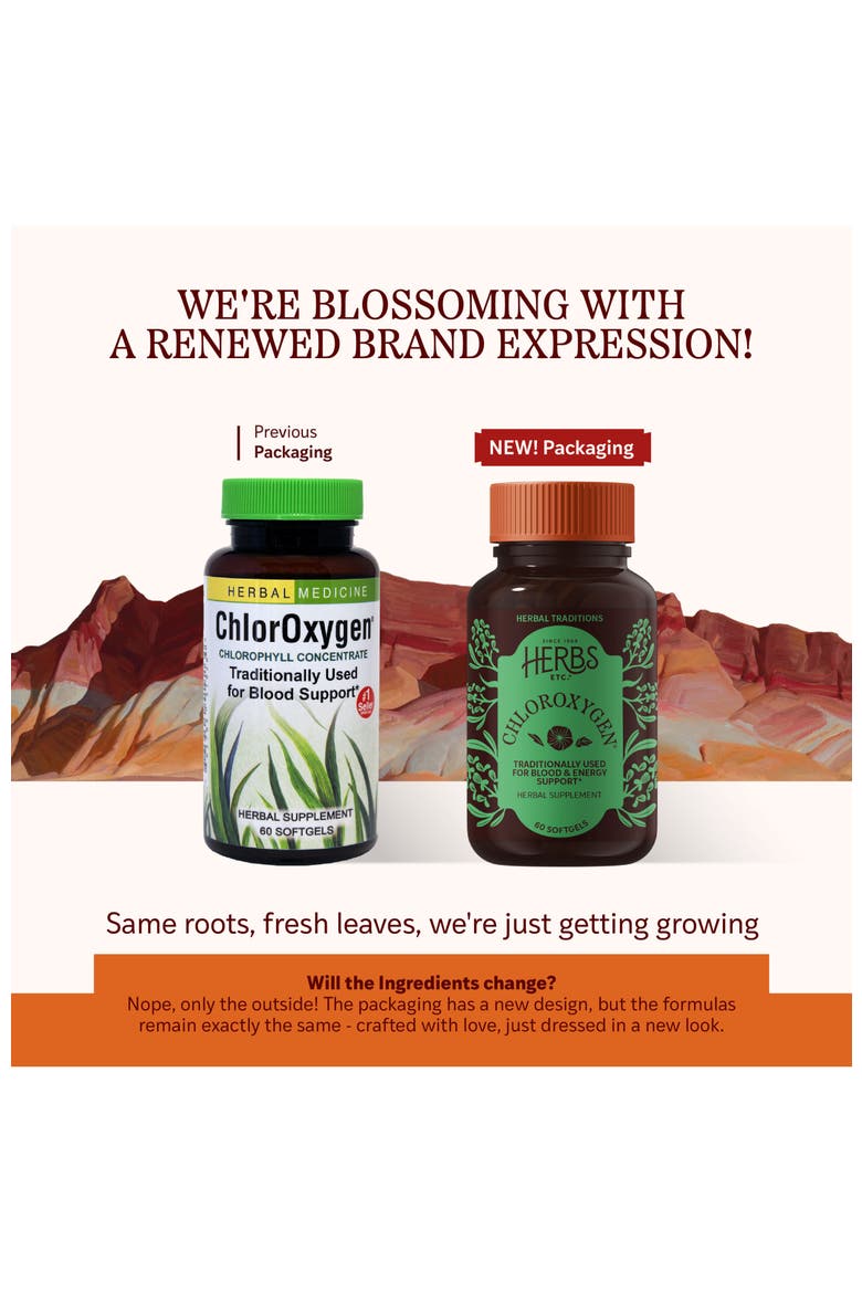 ChlorOxygen Chlorophyll Concentrate - Aids Healthy Blood Circulation - High-Altitude Environment Support - Energy Support - 60 Softgels, Alternate, color, No Color