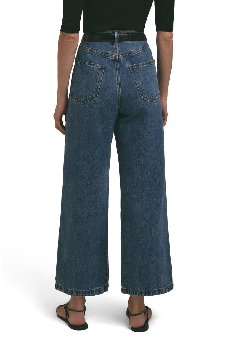 The Masha Super High Waist Crop Wide Leg Jeans, Alternate, color, MONTREAL