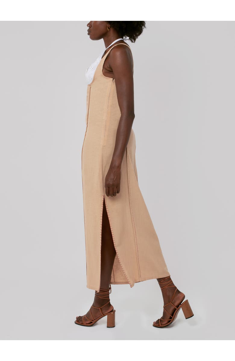 Haveli Kavya Midi Dress, Alternate, color, Beige