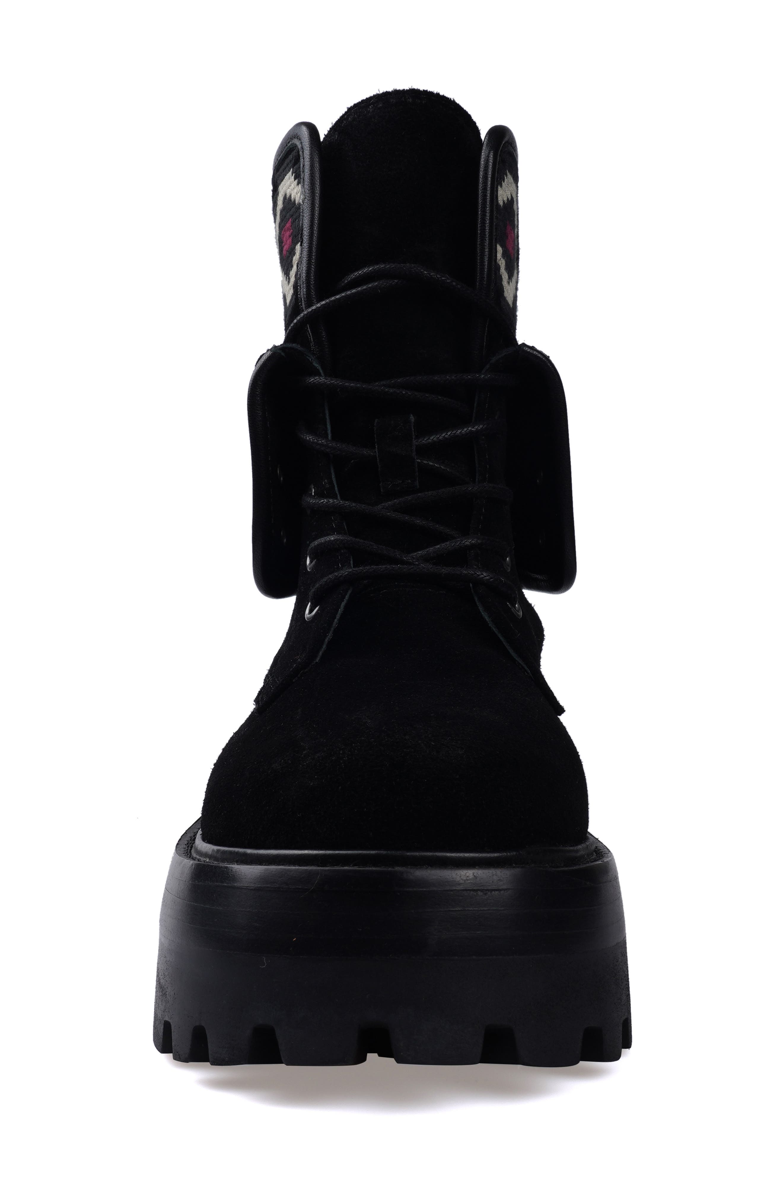 ZIGI Tenisha Platform Bootie, Alternate, color, Blk Suede