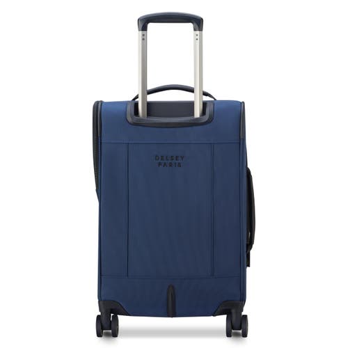 Delsey Paris Wagram 20" Carry On Softside Expandable Luggage With Spinner Wheels In Navy