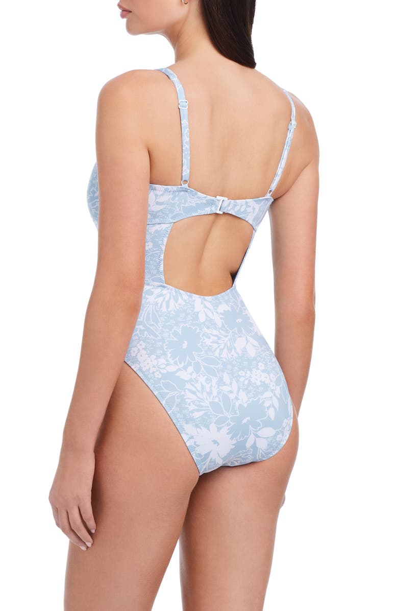Sanctuary In the Meadow Cutout One-Piece Swimsuit, Alternate, color, 