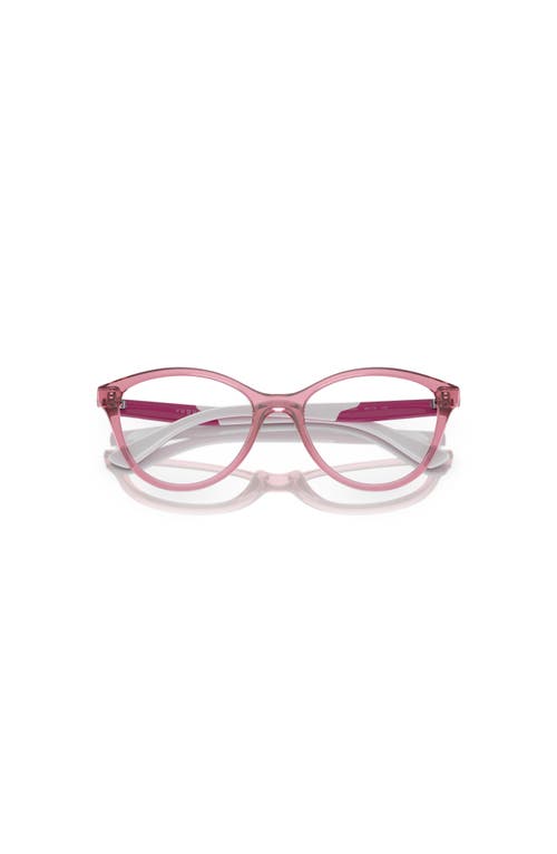 Vogue Eyewear 48mm Rectangle Optical Glasses In Pink