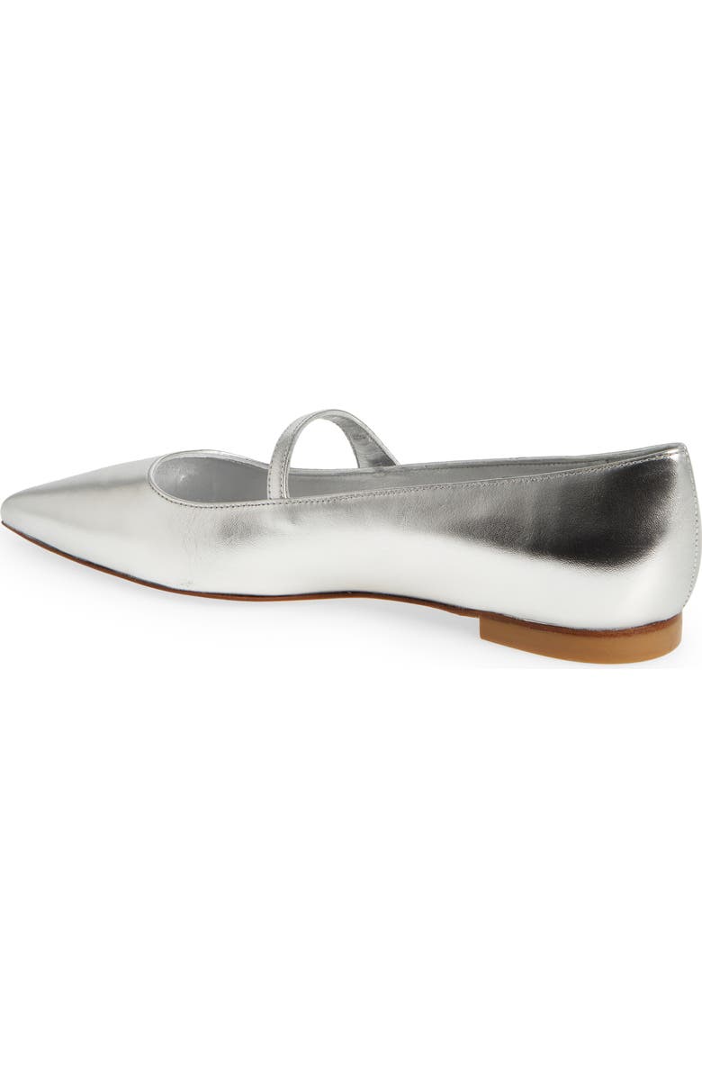 Stuart Weitzman Pointed Toe Mary Jane Flat, Alternate, color,