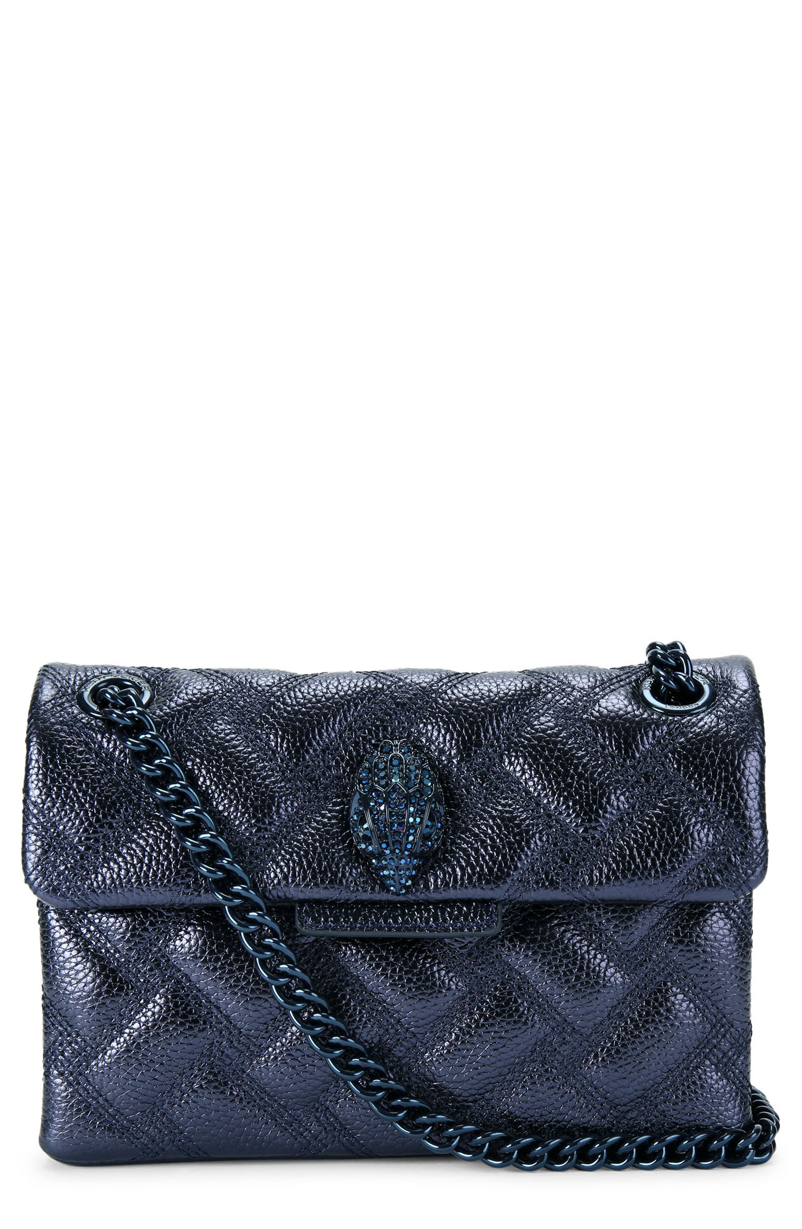 Kurt Geiger London Mini Kensington Drench Convertible Leather Crossbody Bag, Main, color, 