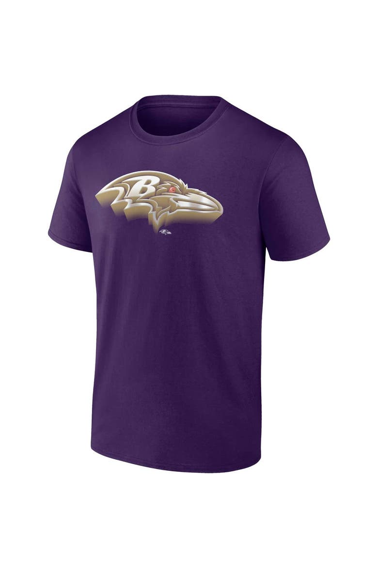 Men's Fanatics Purple Baltimore Ravens Chrome Dimension T-Shirt, Alternate, color, Purple