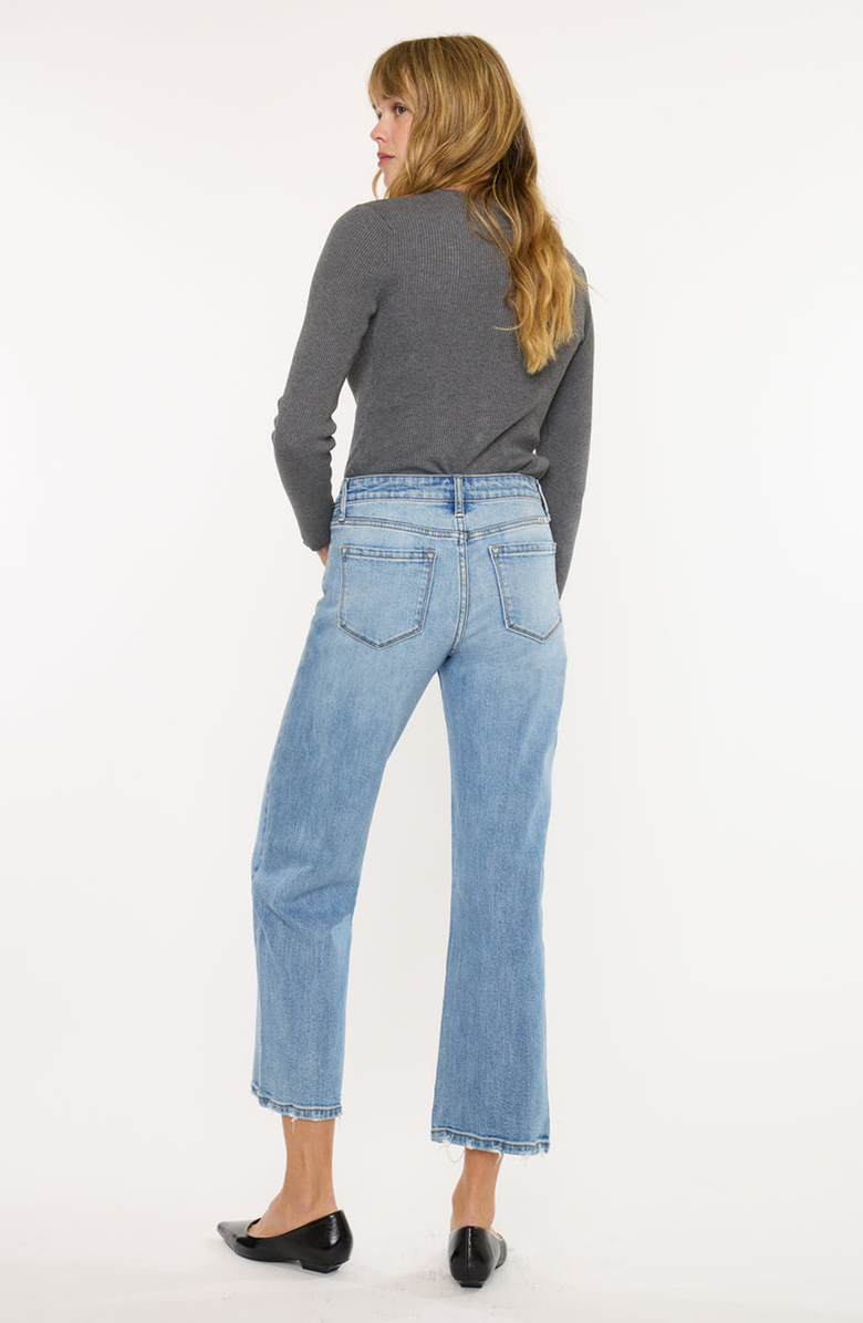 KanCan Melissa High Rise Slim Wide Leg Jeans, Alternate, color, Light Wash