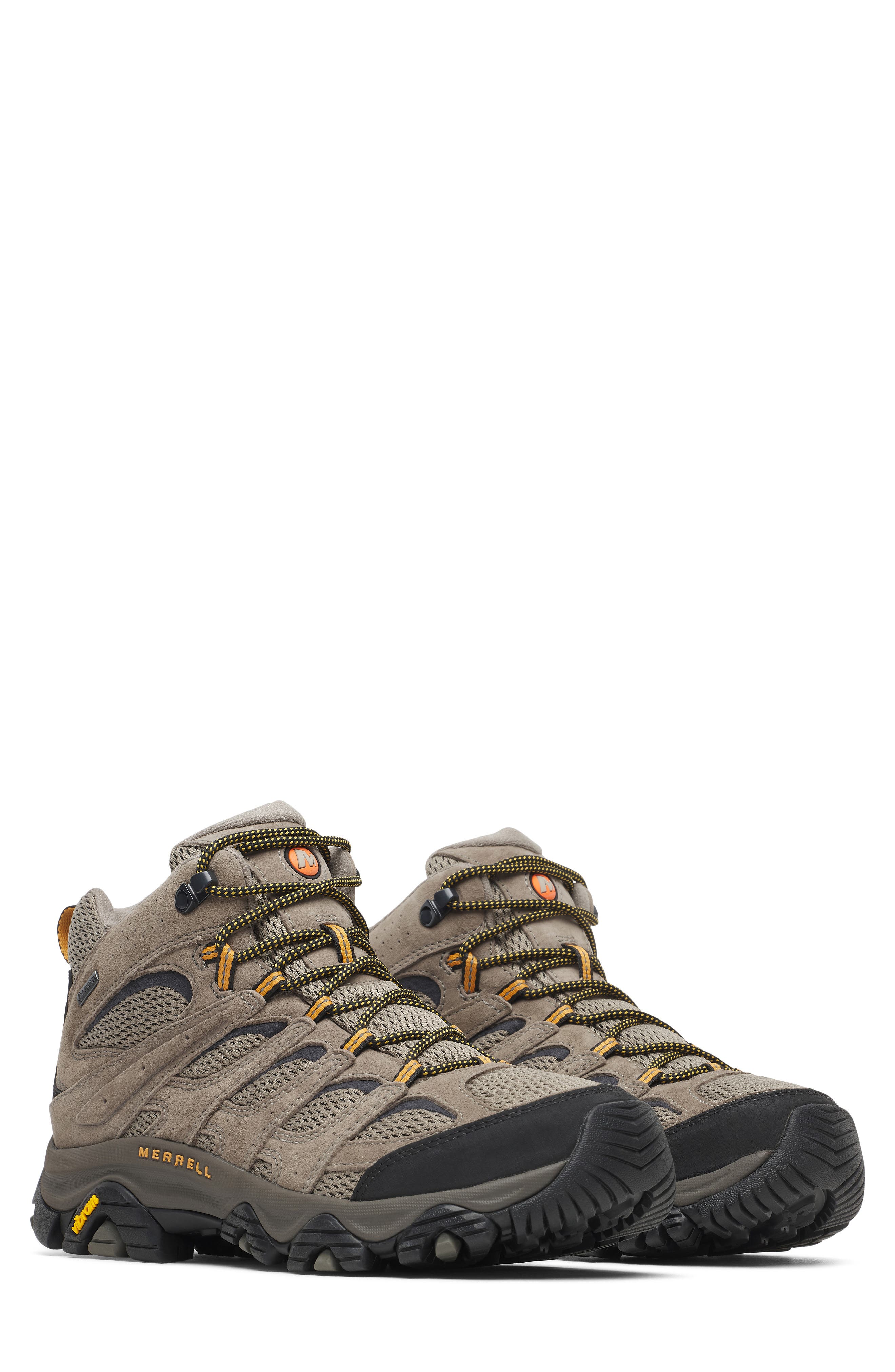 Moab 3 Mid GTX Waterproof Hiking Boot, Alternate, color, PECAN