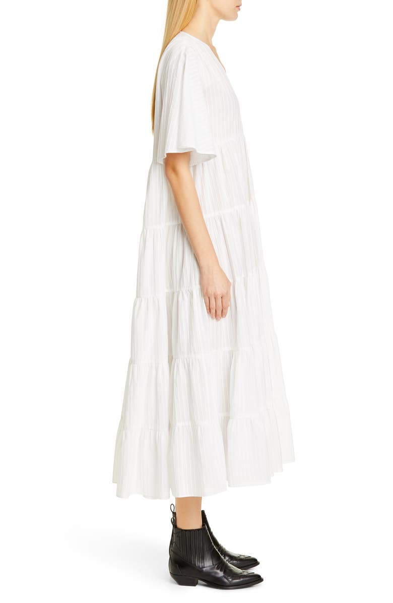 Merlette Sinharaja Chenille Stripe Midi Dress, Alternate, color,