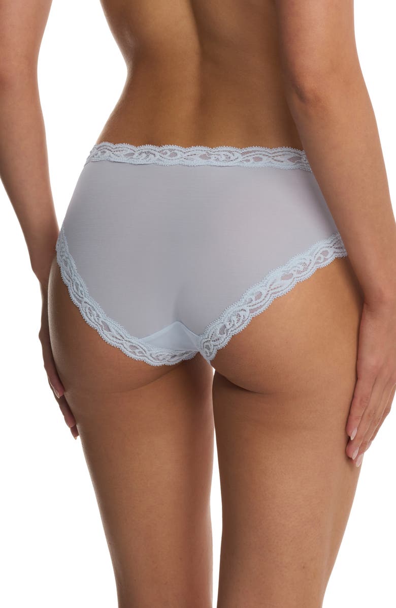 Natori Feathers Hipster Briefs, Alternate, color, Frosted Sky