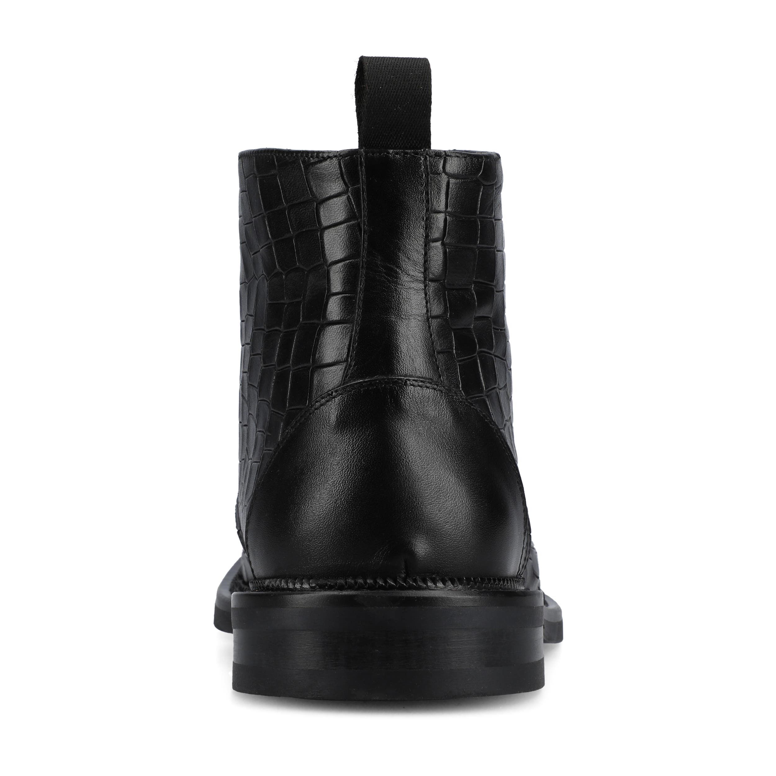 TAFT Men's Rome Dress Boot, Alternate, color, Croco/Black
