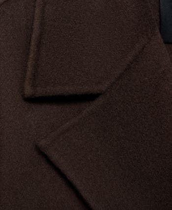 Picarol Double Breasted Wool Blend Coat