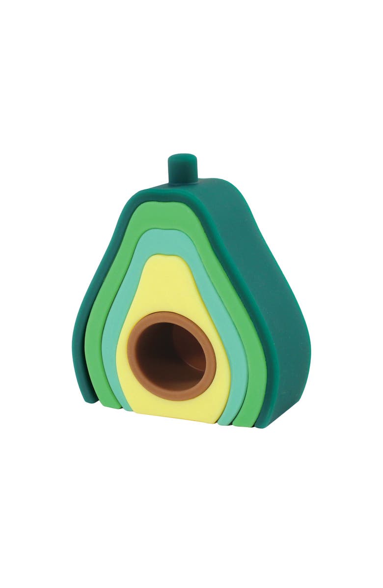 Hudson Baby Silicone Toy Arches, Main, color, Avocado