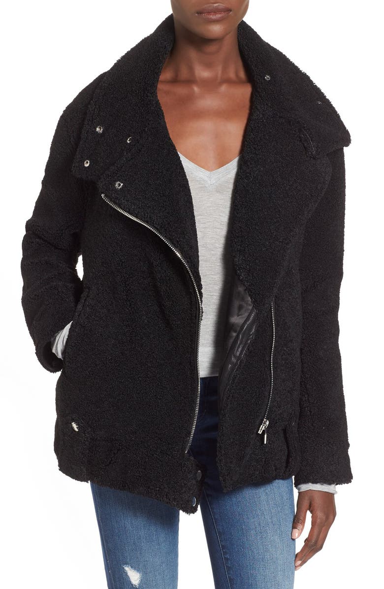 BLANKNYC 'Teddy' Moto Jacket, Main, color, 