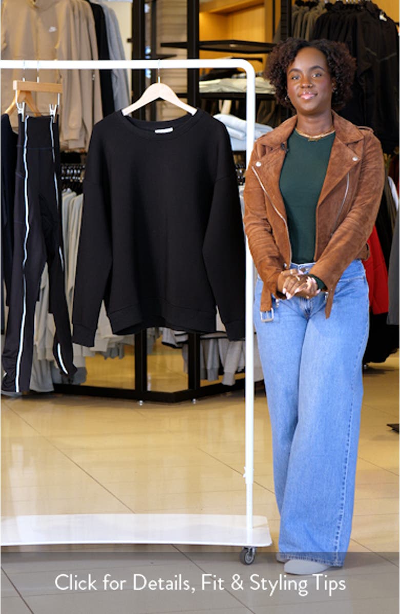 Lounge Wear Crewneck Sweatshirt, sales video thumbnail