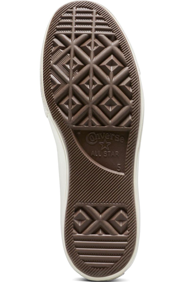 Converse Chuck 70 Flocked Leopard Print Canvas High Top Sneaker, Alternate, color, Black/ Coastal Dune/ Egret