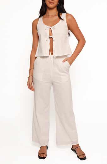 Petal & Pup Rhaena Cotton Sleeveless Top & Wide Leg Pants Set