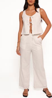 Petal & Pup Rhaena Cotton Sleeveless Top & Wide Leg Pants Set