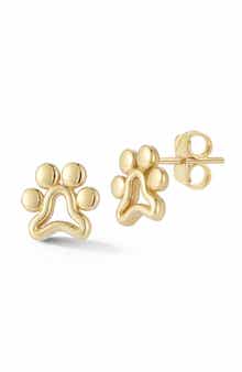 Ember Fine Jewelry Paw Stud Earrings
