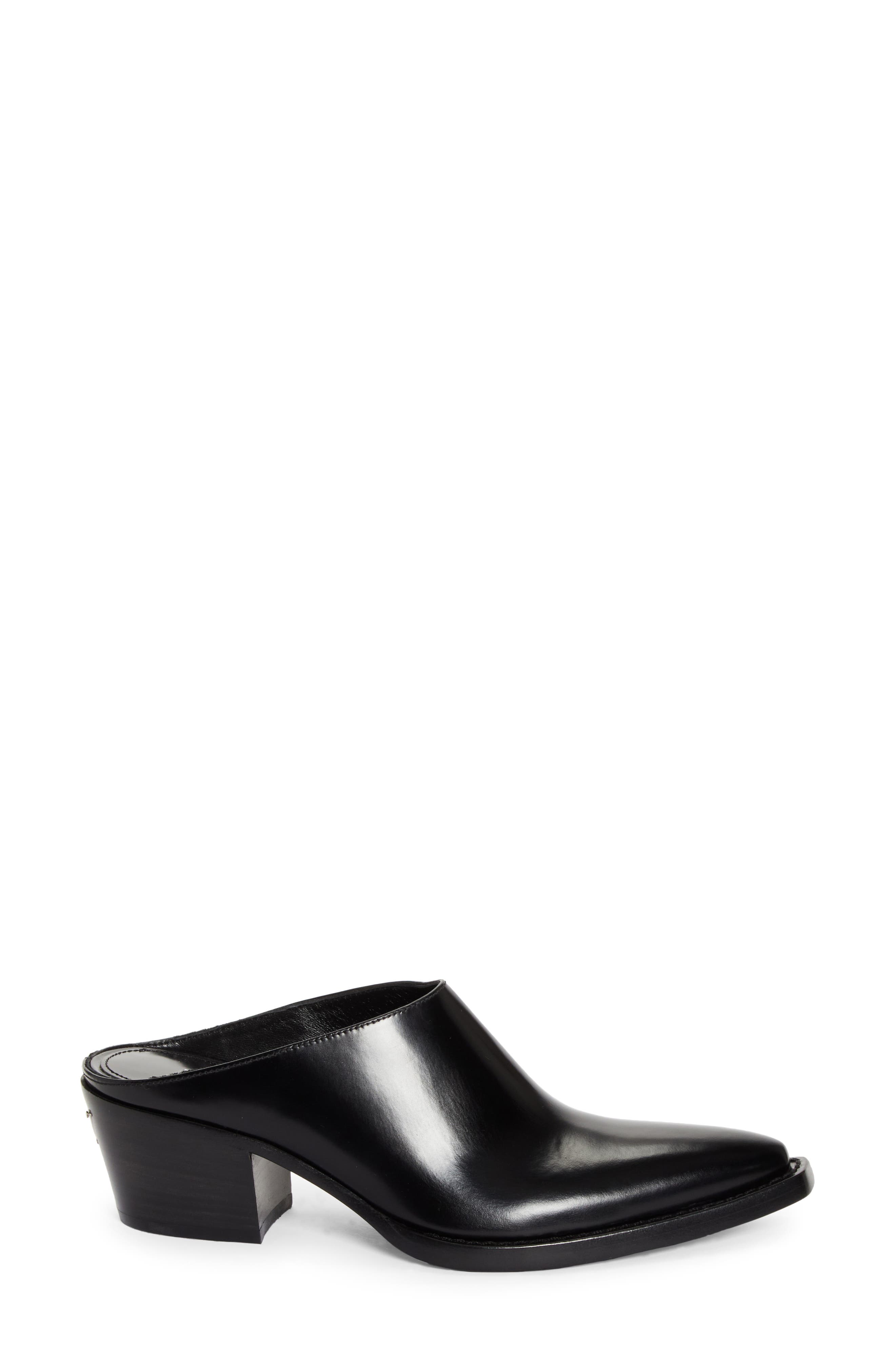 Prada Texano Pointed Toe Mule, Alternate, color, 