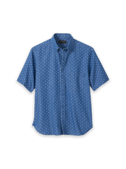 Paul Fredrick Cotton Denim Casual Shirt