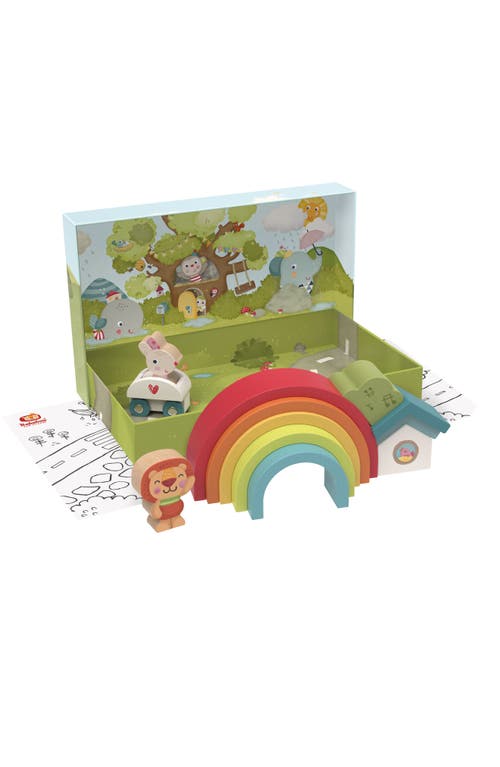 Bababoo and friends® Enchanted Rainbow Roleplay Stacking Toy in Multi /Green  product