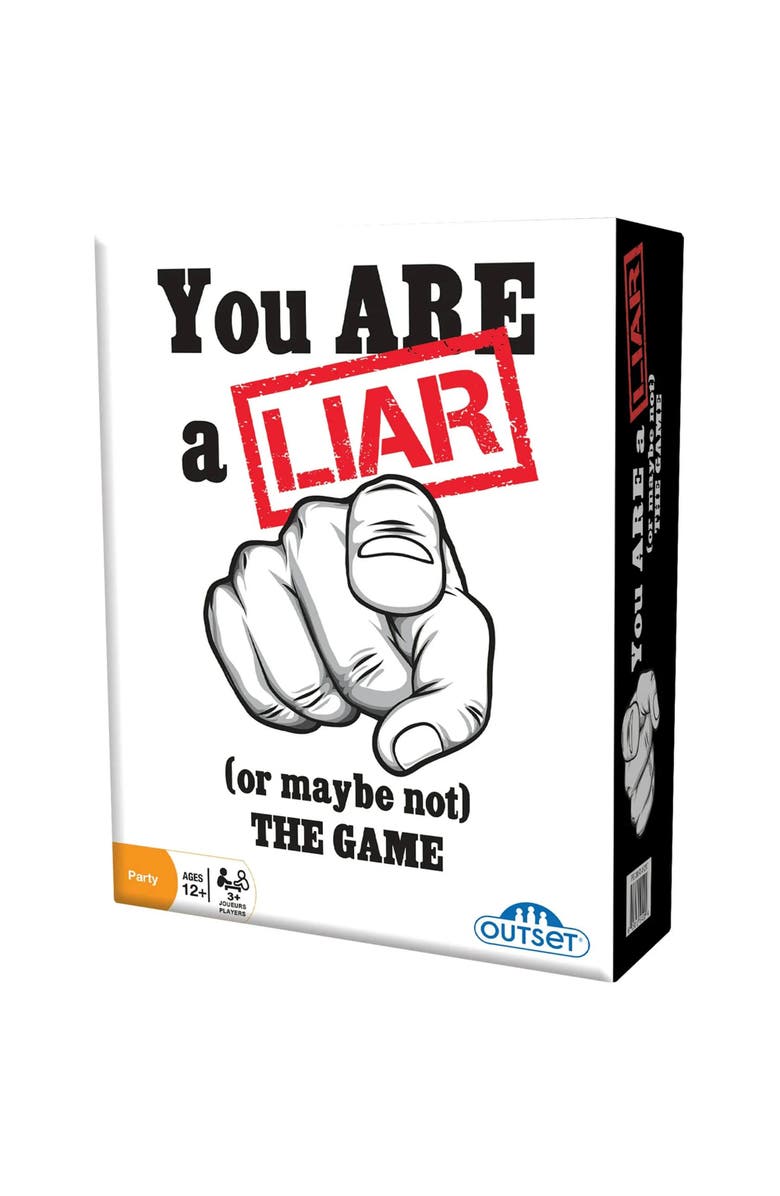 Outset Media You Are A Liar (or Maybe Not) Card Game, Alternate, color, Multicolored