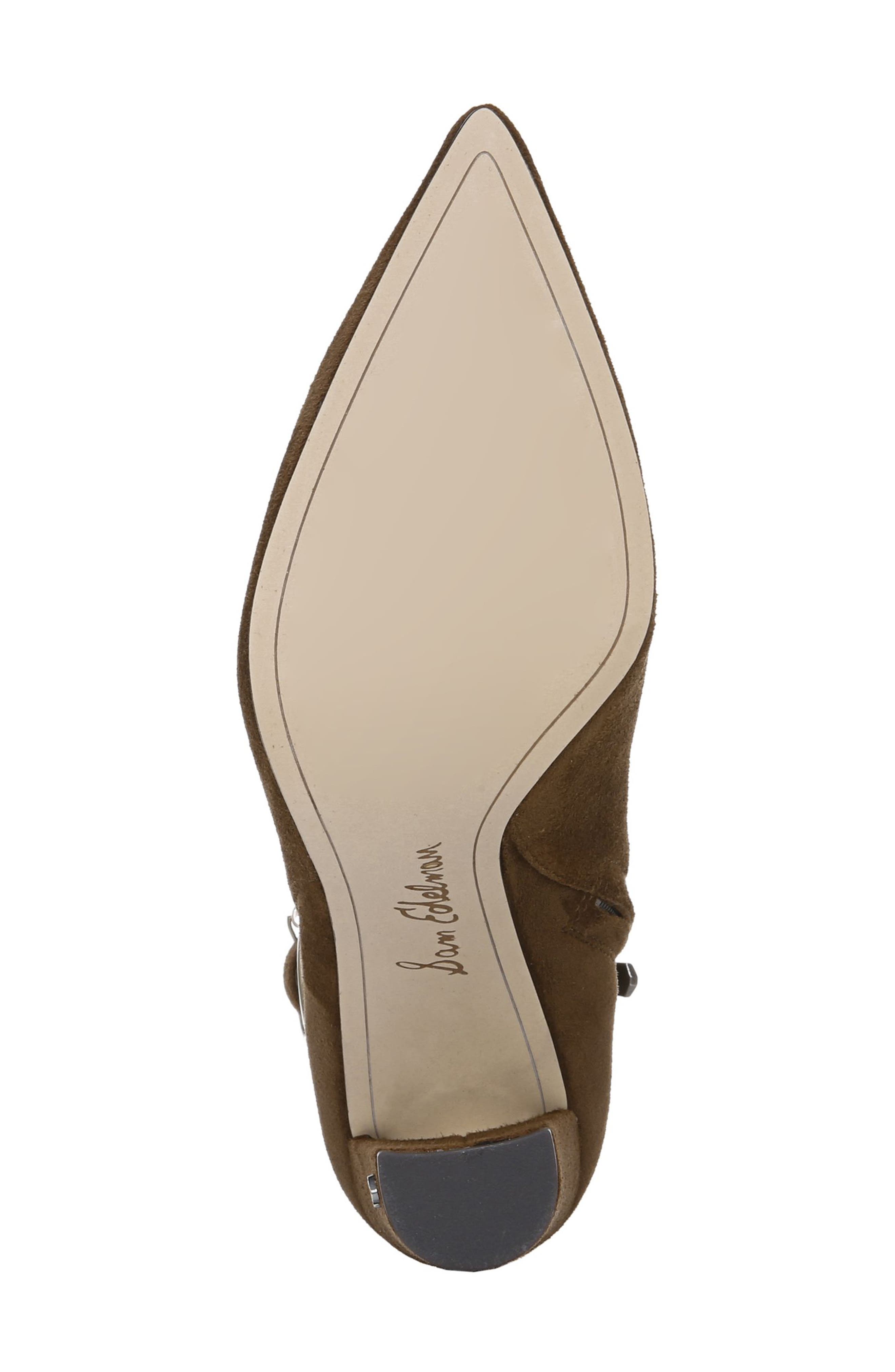 Rita Pointed Toe Bootie, Alternate, color, TOASTED COCONUT SUEDE