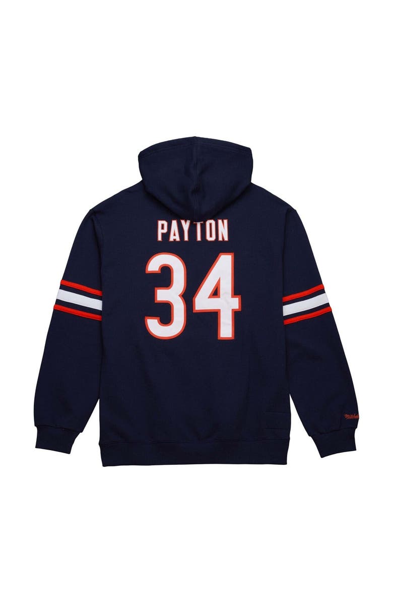 Mitchell & Ness Men's Mitchell & Ness Walter Payton Navy Chicago Bears Retired Player Name & Number Pullover Hoodie, Alternate, color, Navy