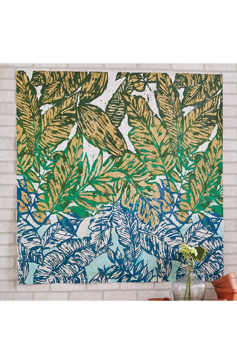tag Multicolor Palm Leaf Wall Art Panels for Home Decor, Main, color, Multicolored
