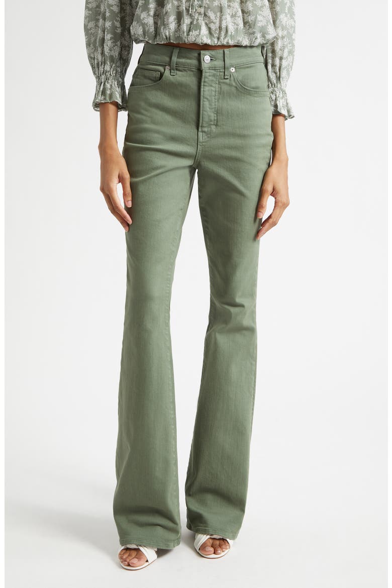Beverly Skinny Flare Leg Jeans, Main, color, STONE SAGE