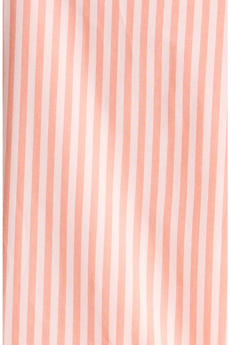 Butterscotch Stripe Cotton Poplin Pajamas, Alternate, color, BUTTERSCOTCH
