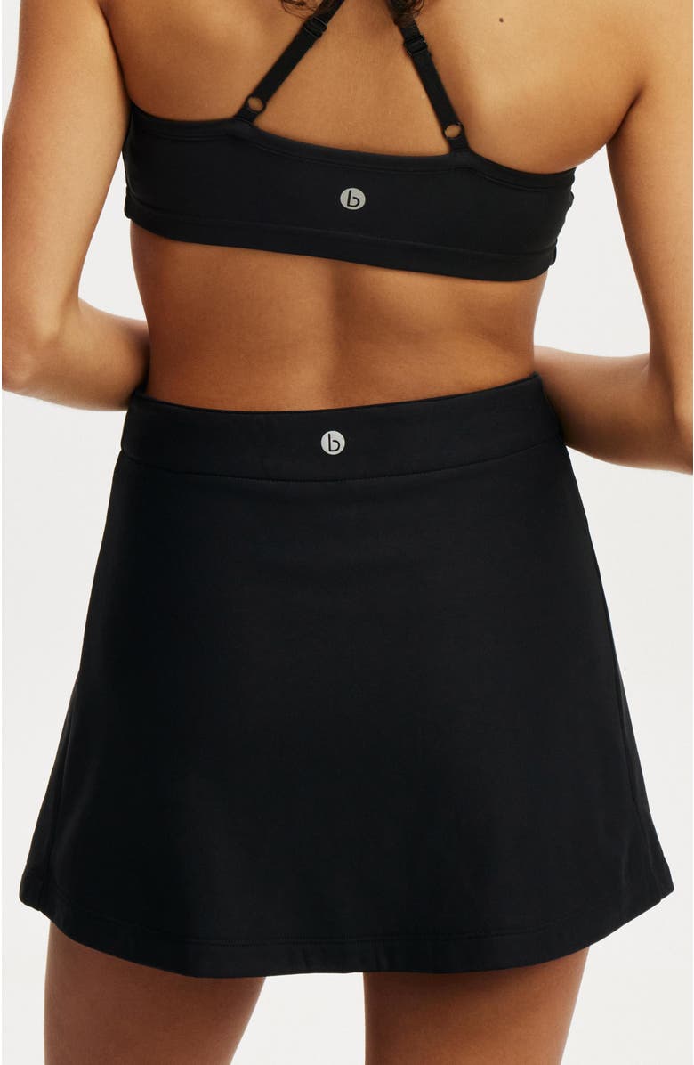 COTTON ON BODY Women's Active Fleece Lined Wrap Skirt, Alternate, color, Black