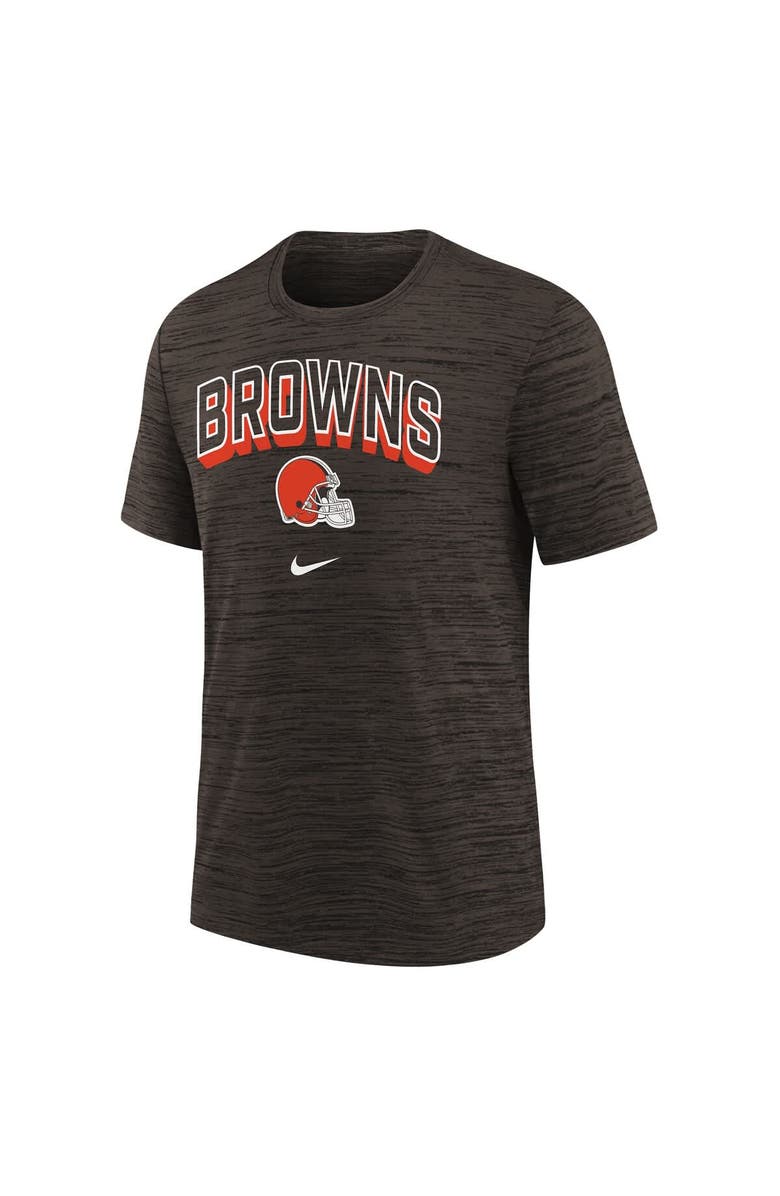 Nike Youth Nike Brown Cleveland Browns Sideline Velocity Performance T-Shirt, Alternate, color,