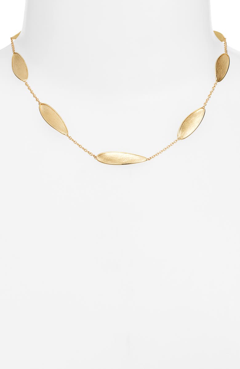 Marco Bicego Lunaria Twist Necklace, Alternate, color, Gold