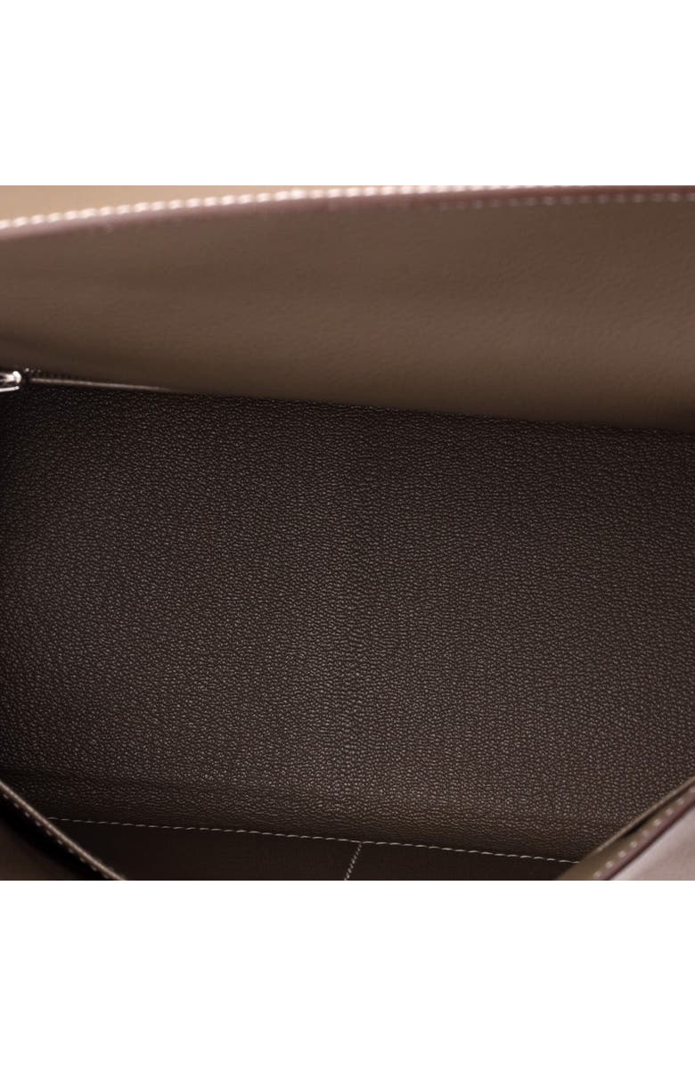 Pre-Owned Hermes Kelly Handbag Grey Evercolor with Palladium Hardware 28, Alternate, color, Etoupe