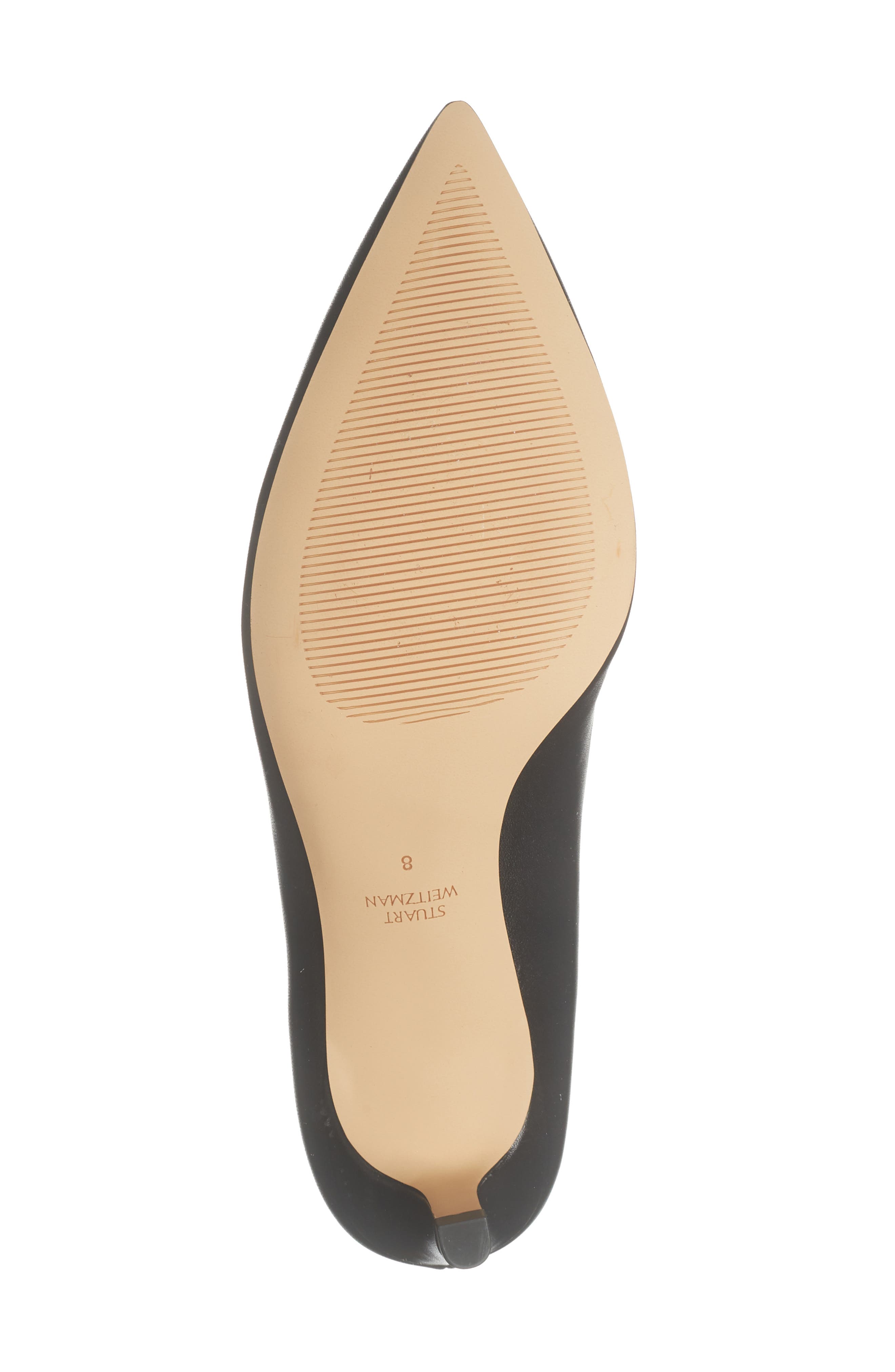 Stuart Weitzman Dancer Kitten Heel Pump, Alternate, color, Black