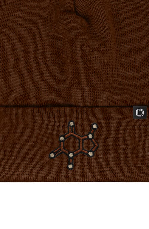Dalix Molecule Beanie In Brown