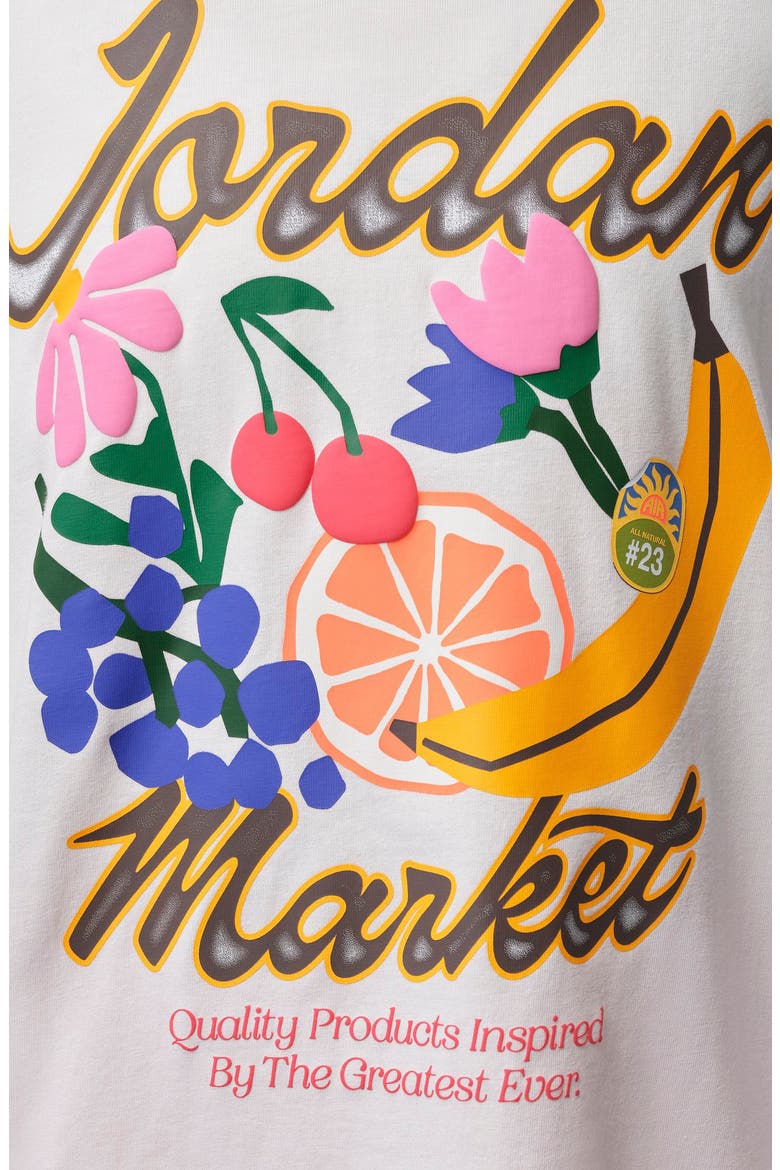 Jordan Market Graphic T-Shirt, Alternate, color, SAIL