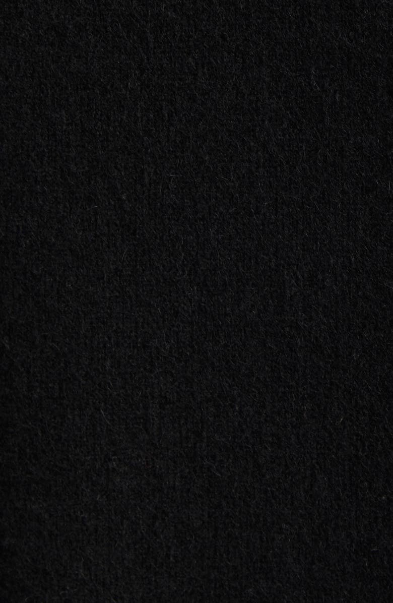 FRENCKENBERGER Mini Crewneck Cashmere Sweater, Alternate, color, Black