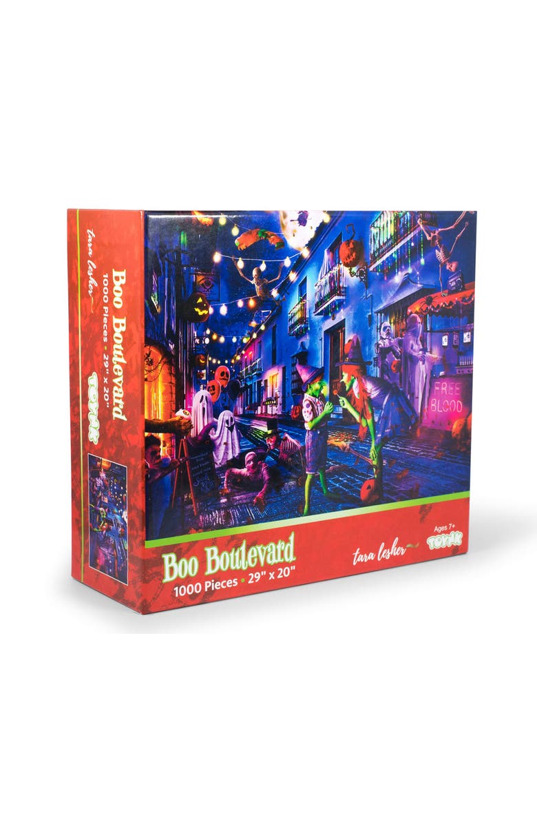 Toynk Boo Boulevard Halloween Puzzle By Tara Lesher | 1000 Piece Jigsaw Puzzle, Main, color, Multi-Color