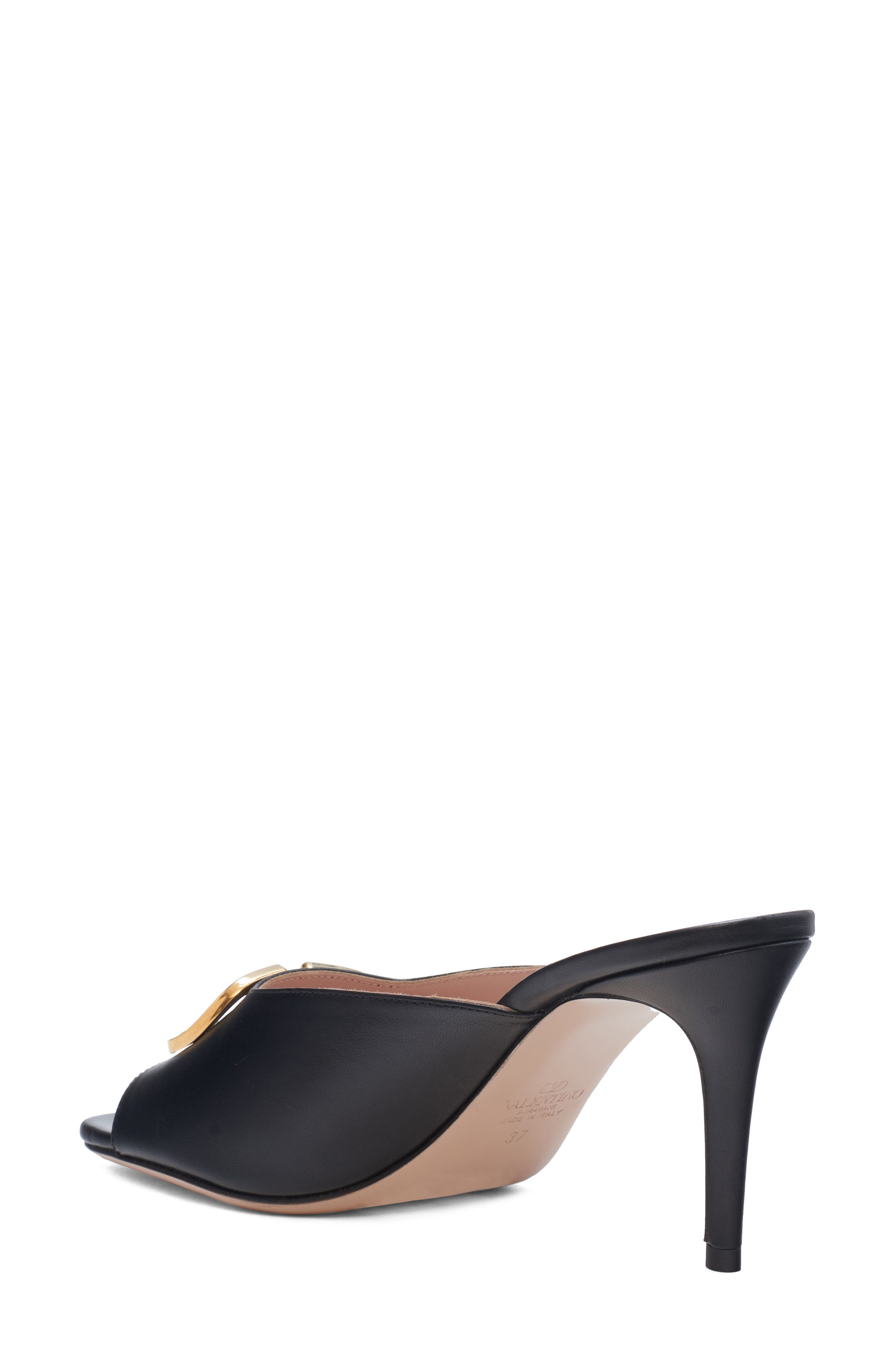 Valentino Garavani VLOGO Signature Sandal, Alternate, color, Black