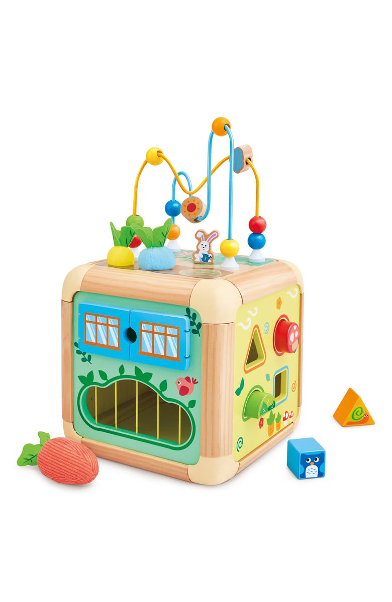 Hape Green Thumbs Activity Cube, Main, color,